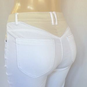 SALE - DEMOCRACY Jean Women’s Tummy Control Sz 6 Two-Tone Bootcut No Gap NWOT